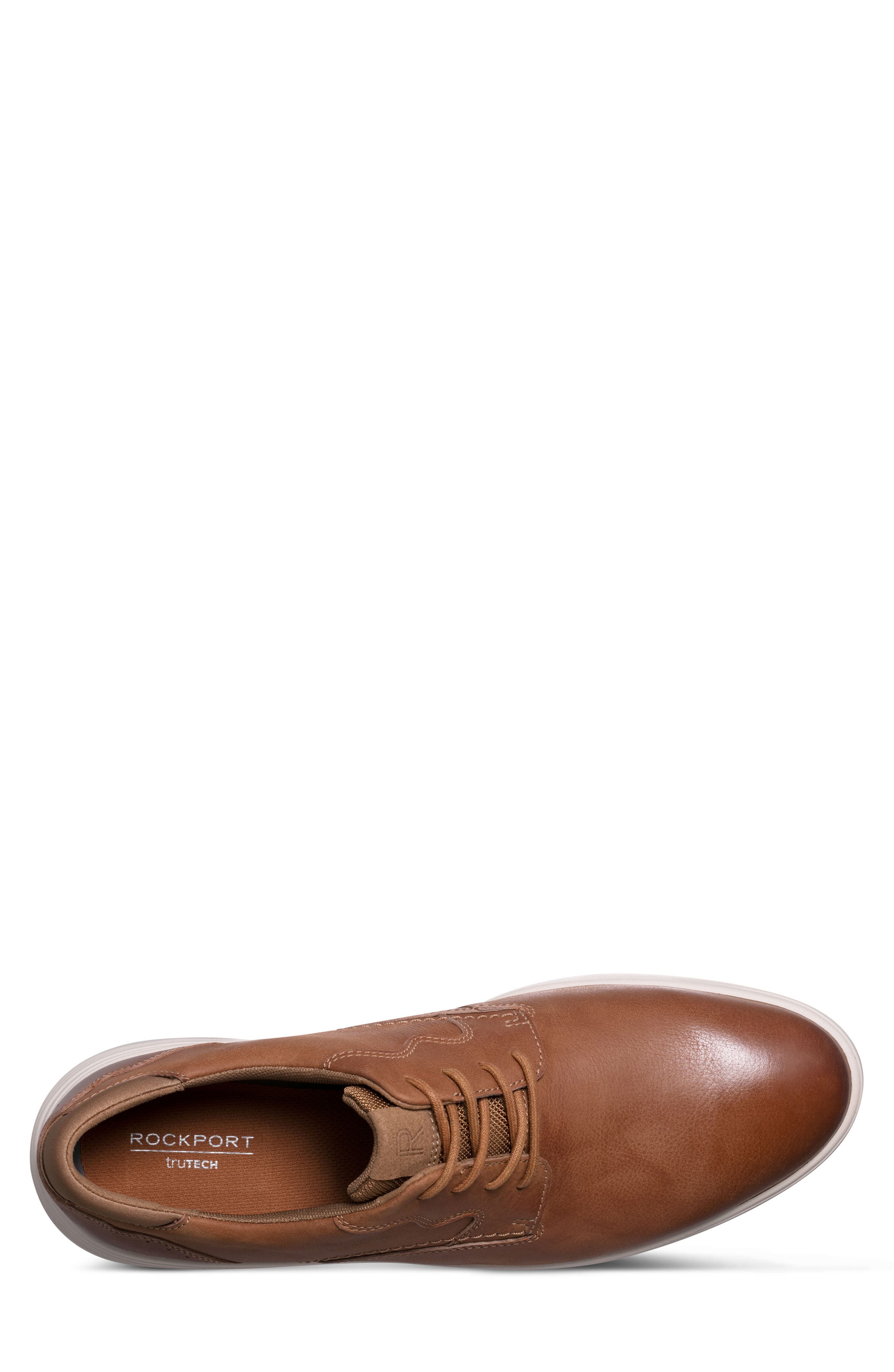 Rockport Noah Plain Toe Derby, Alternate, color, Light Natural
