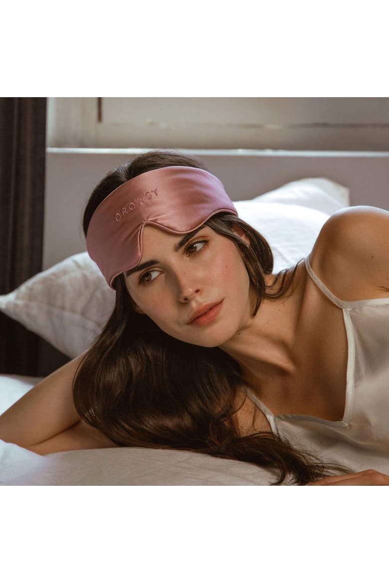 Damask Rose Featherweight Sleep Mask, Alternate, color, Damask Rose