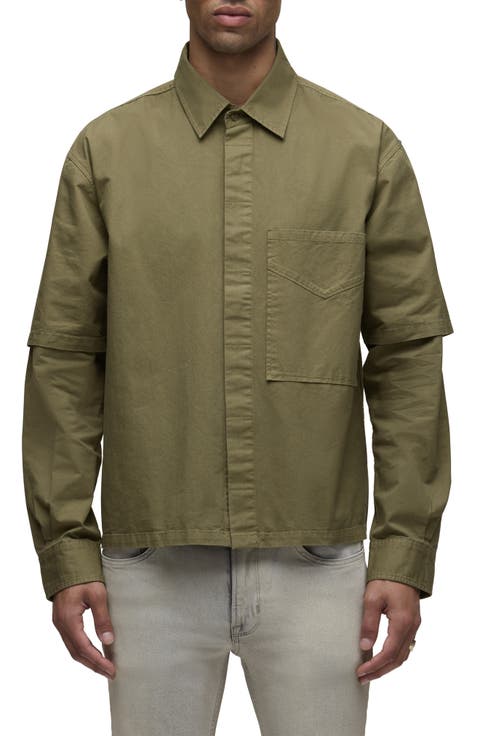 Rex Layered Look Button-Up Shirt