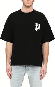 PURPLE BRAND Heavyweight Textured Jersey Graphic T-Shirt