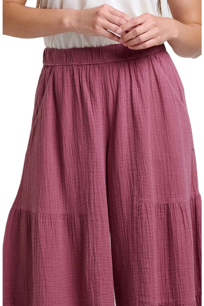 Tate Double Weave Palazzo, Alternate, color, Wild Ginger