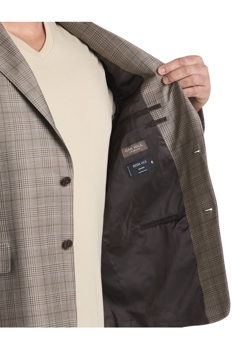 Big & Tall Houndstooth Sport Coat, Alternate, color, TAN