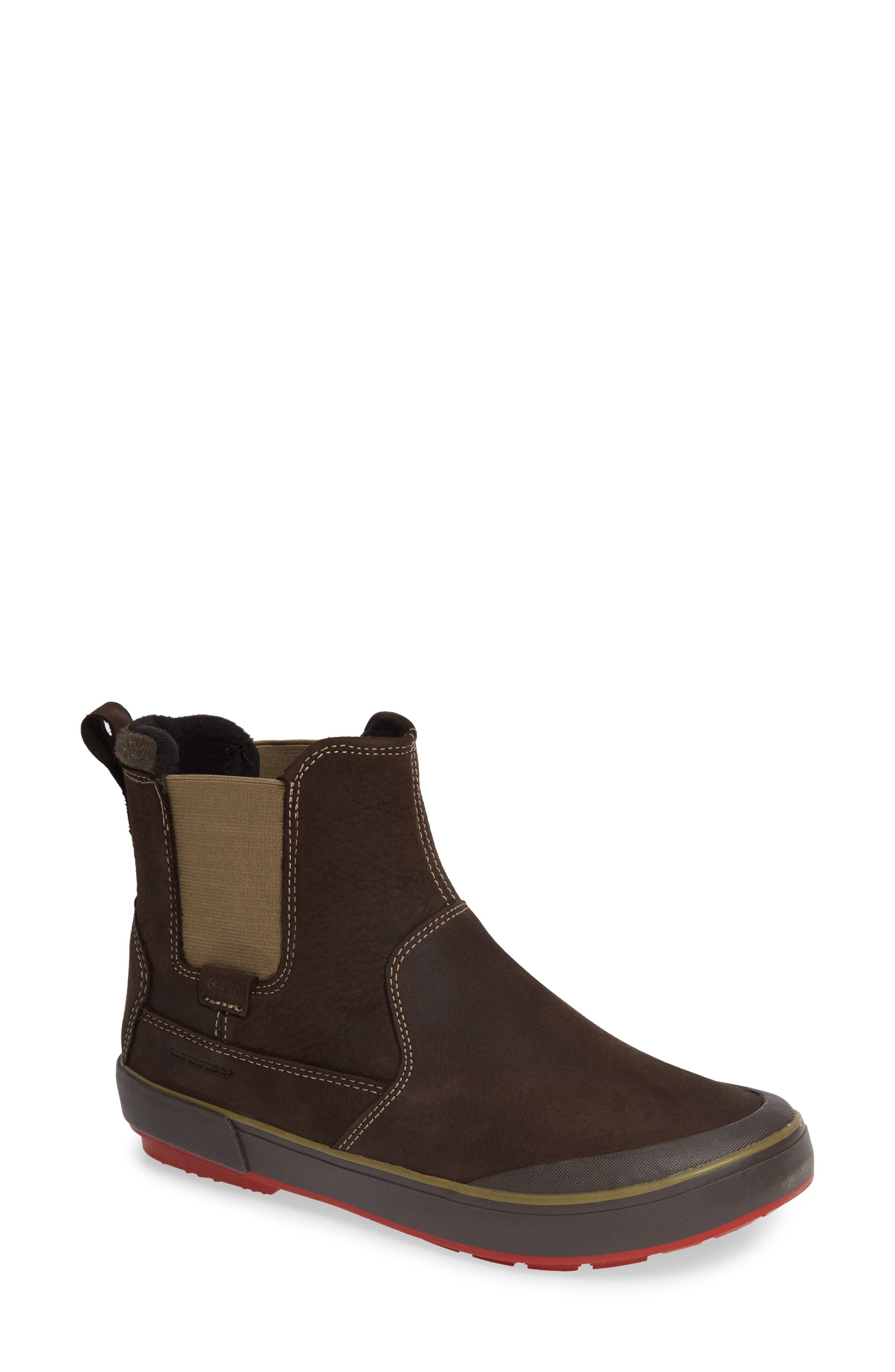 KEEN Elsa II Waterproof Chelsea Bootie, Main, color, 