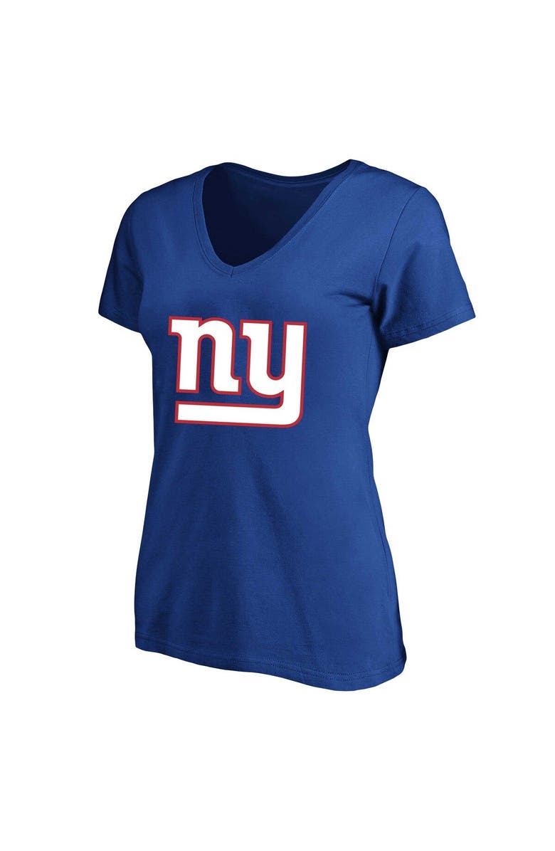 FANATICS Women's Saquon Barkley Royal New York Giants Plus Size Fair Catch Name & Number V-Neck T-Shirt, Alternate, color, 