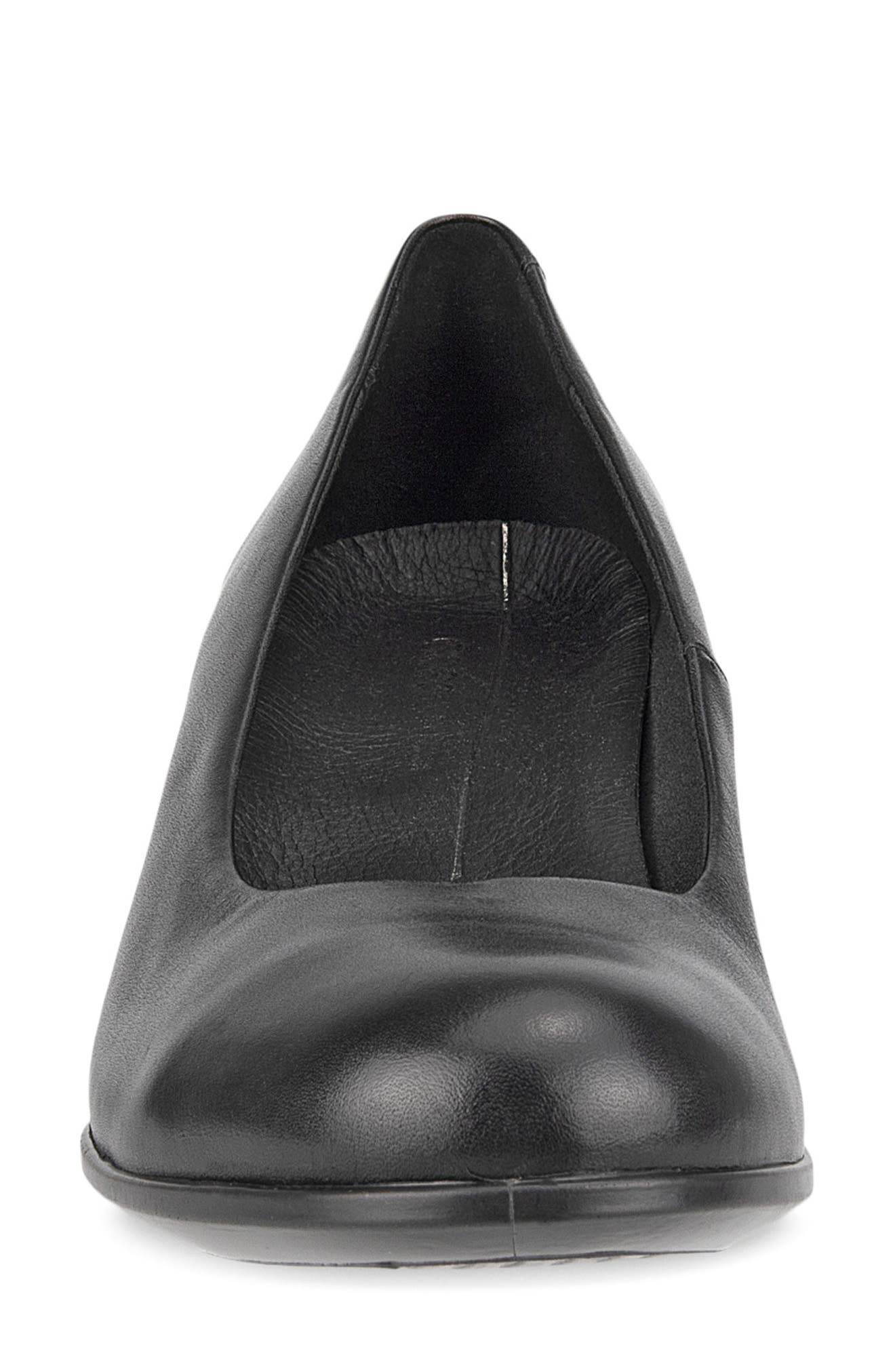 ECCO Block Heel Pump, Alternate, color, Black