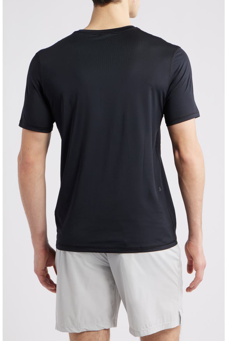 Tee Active Slim Fit Performance Logo Graphic T-Shirt, Alternate, color, BLACK