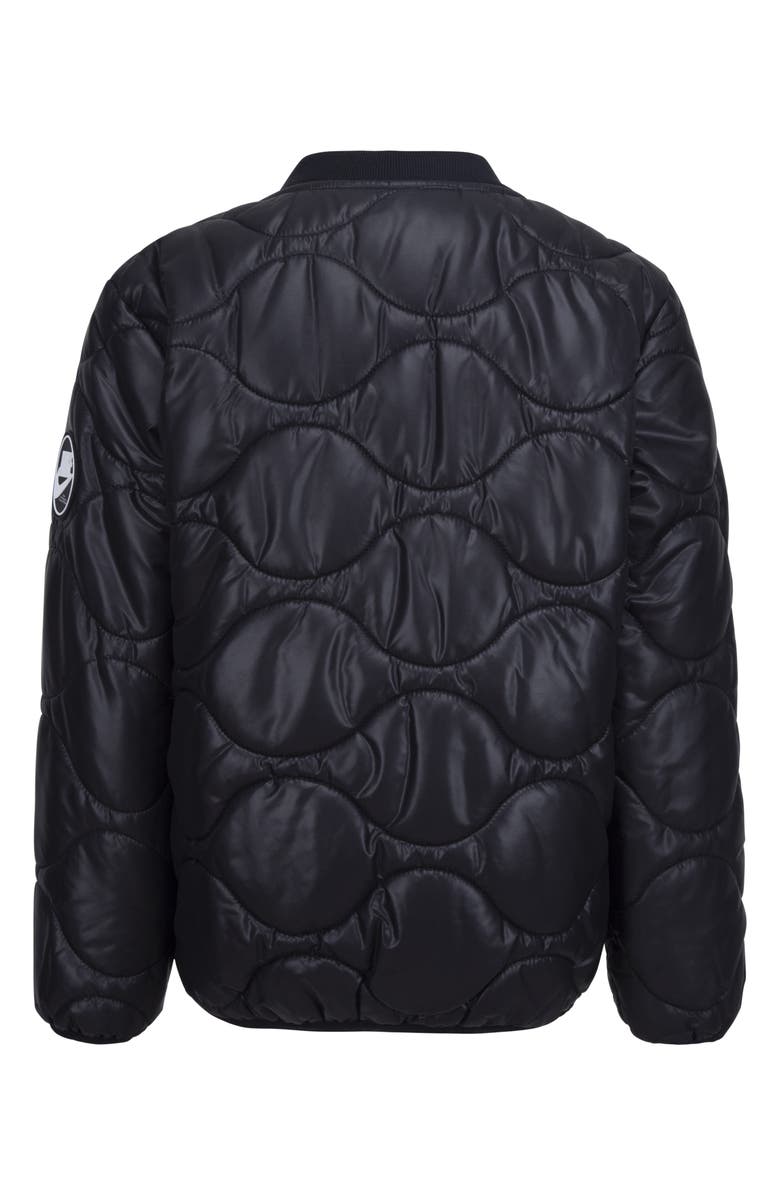 Nike Kids' Quilted Bomber Jacket, Alternate, color, Black