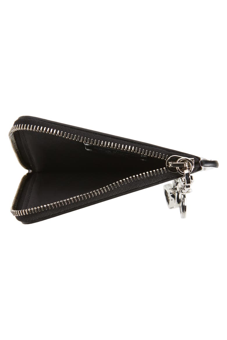 Metallic Zip Wallet, Alternate, color, SILVER