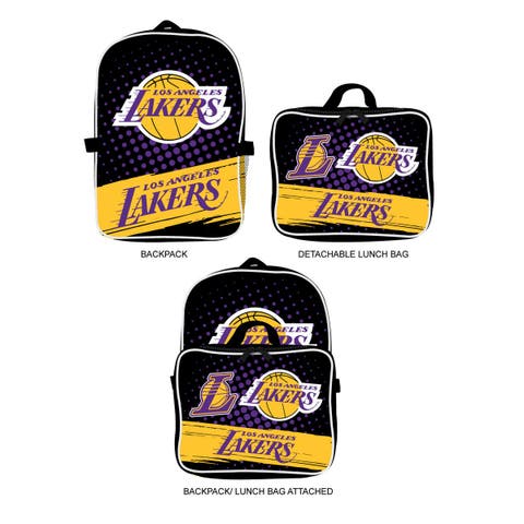 Los Angeles Lakers Backpack & Lunch Box 2-Piece Set