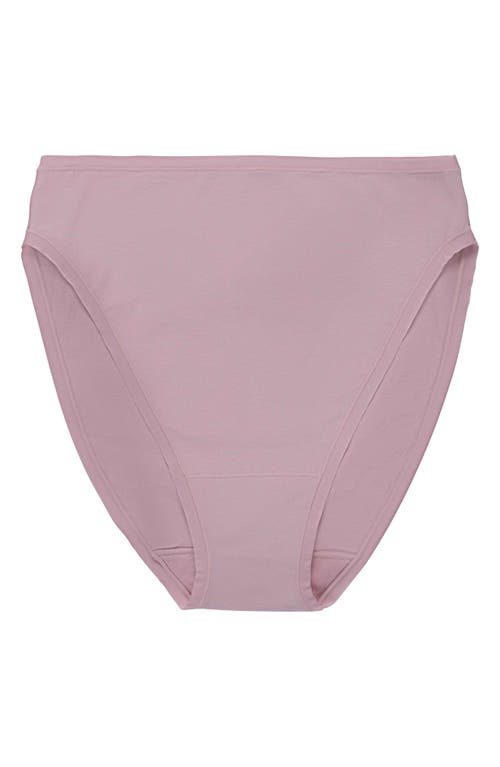 Natori Bliss Bare Cotton High Cut Briefs