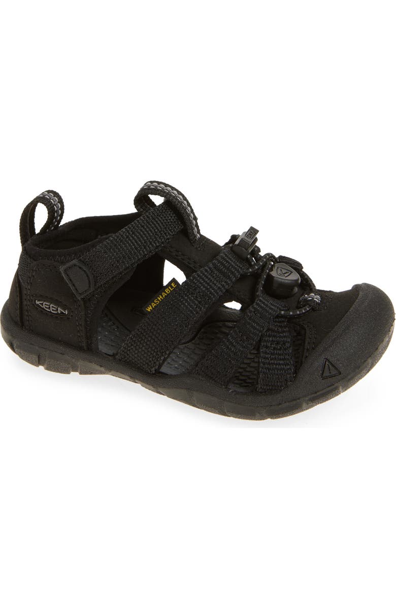 KEEN Kids' Seacamp CNX III Sandal, Main, color, Black/ Grey