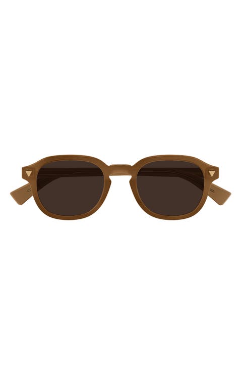 49mm Small Round Sunglasses