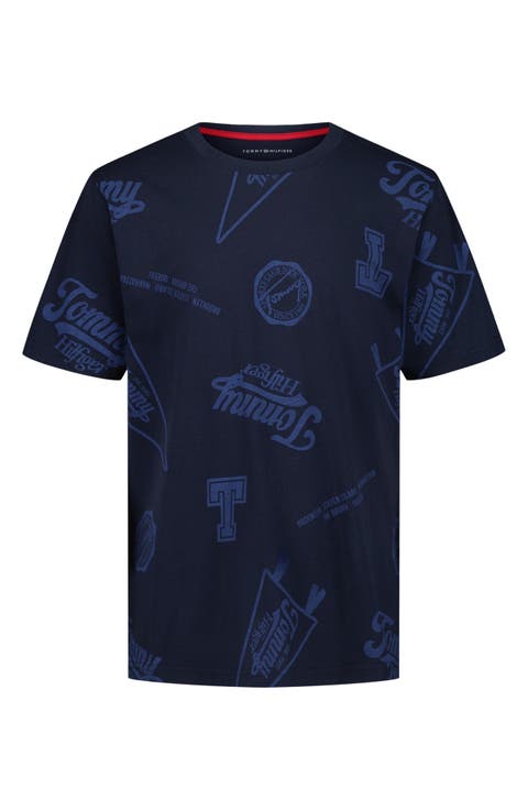 Kids' Tonal Collegiate Cotton Graphic T-Shirt