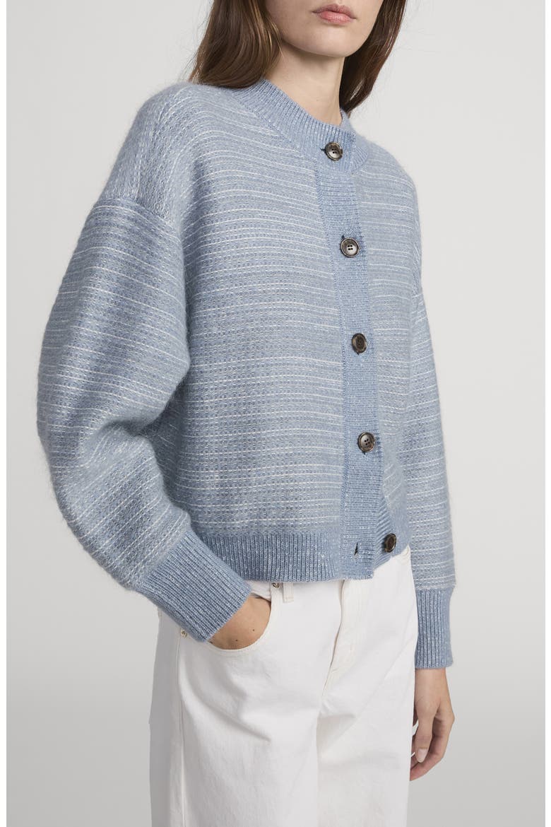 The Jacquard Cardigan, Alternate, color, SKY BLUE MULTI