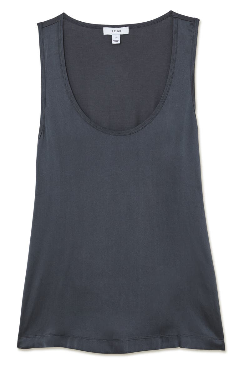 Ruby Scoop Neck Tank, Alternate, color, NAVY