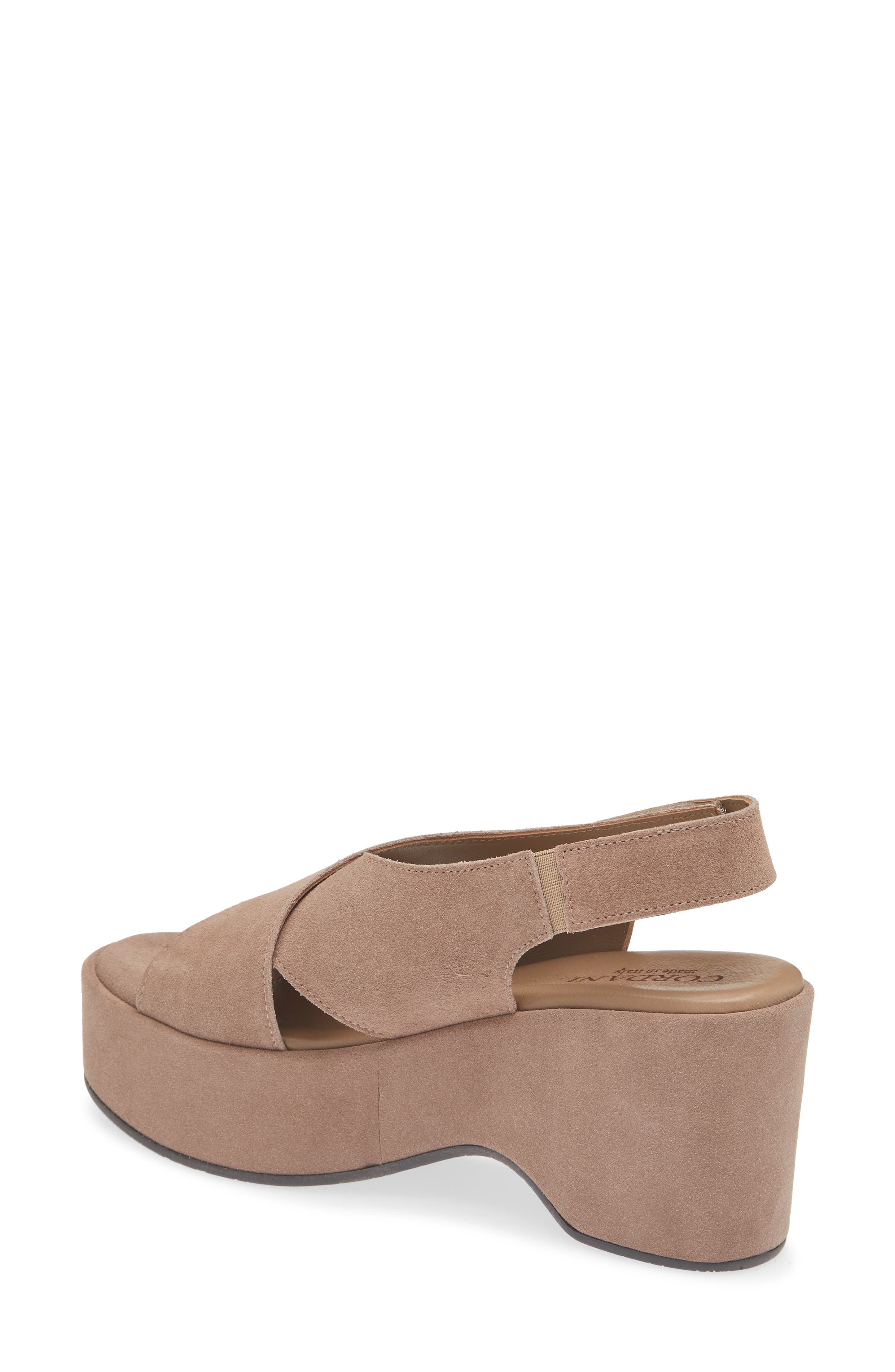 Jessie Slingback Platform Sandal, Alternate, color, EBANO SUEDE