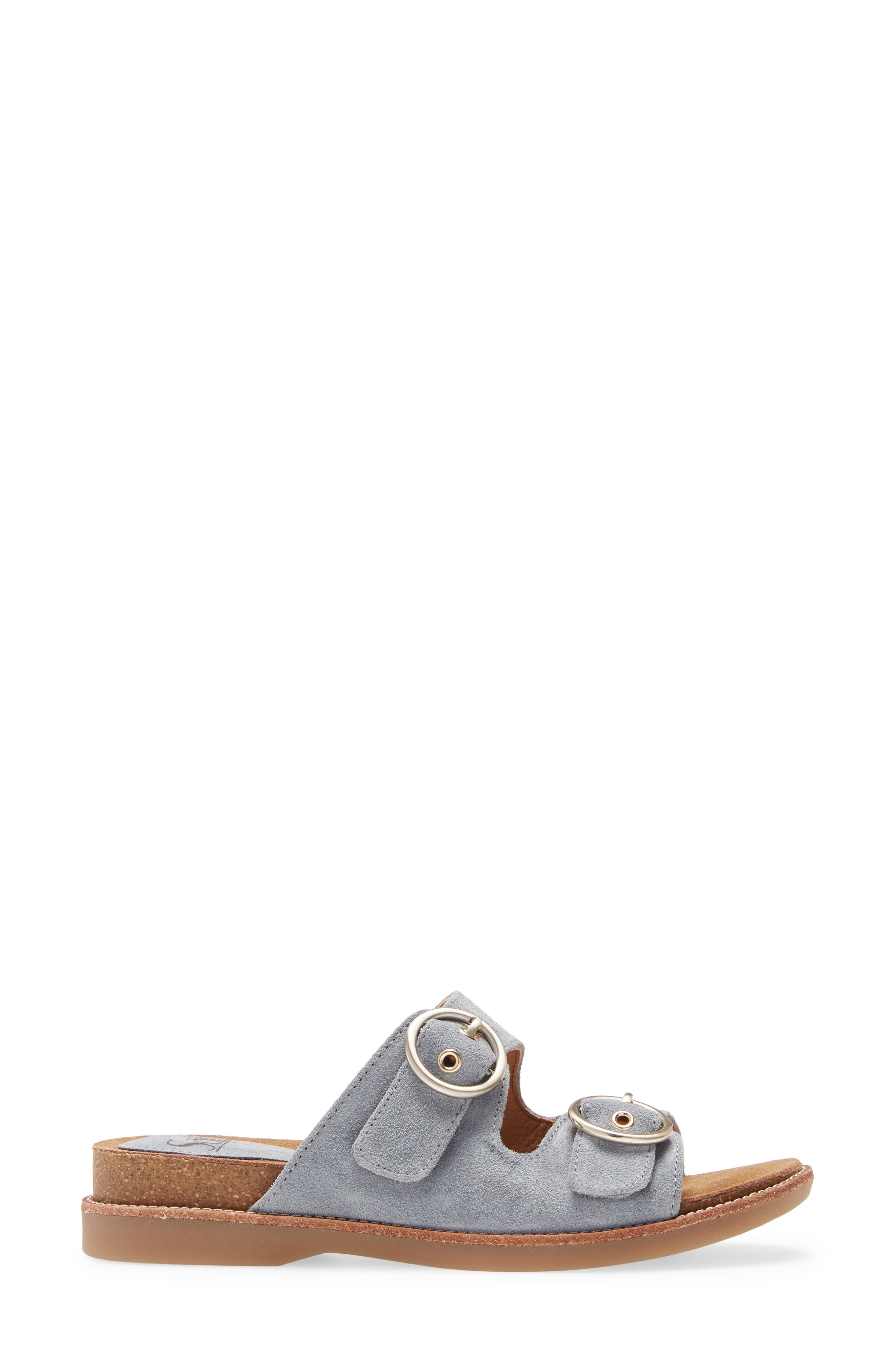 Söftt Brooklyn Sandal, Alternate, color, CHAMBRAY SUEDE