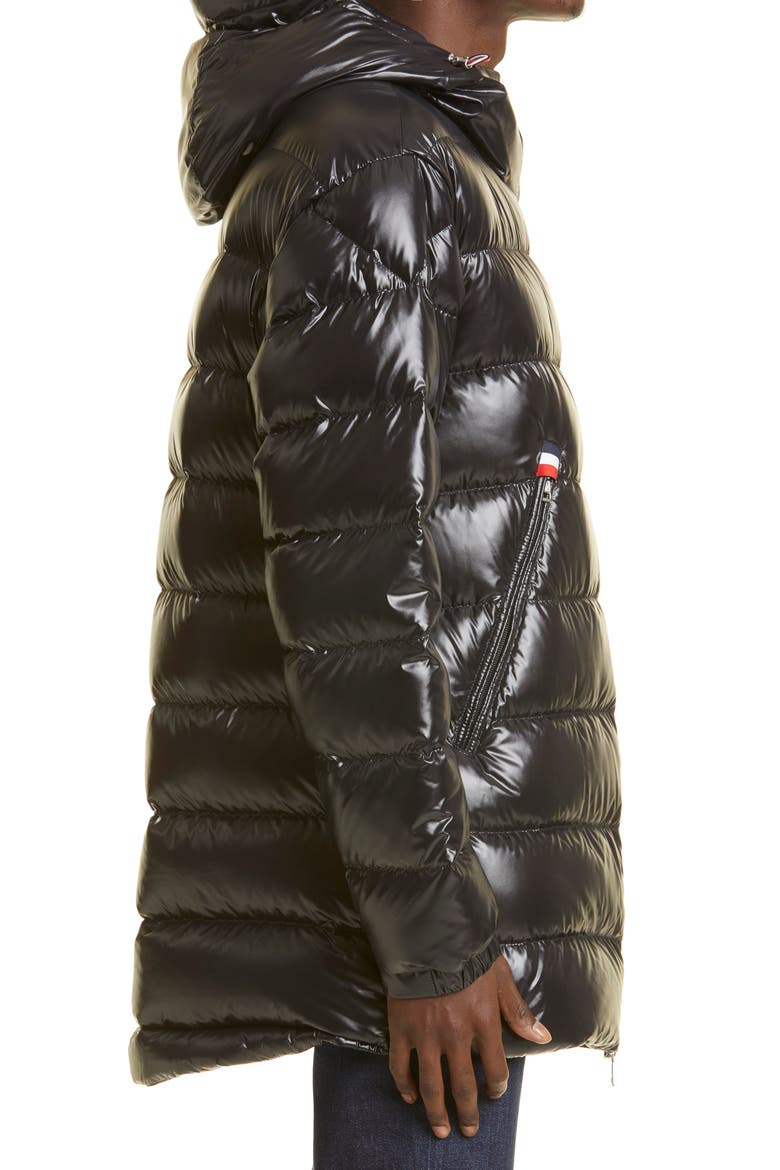 Courcillon Water Resistant Down Puffer Jacket, Alternate, color, BLACK