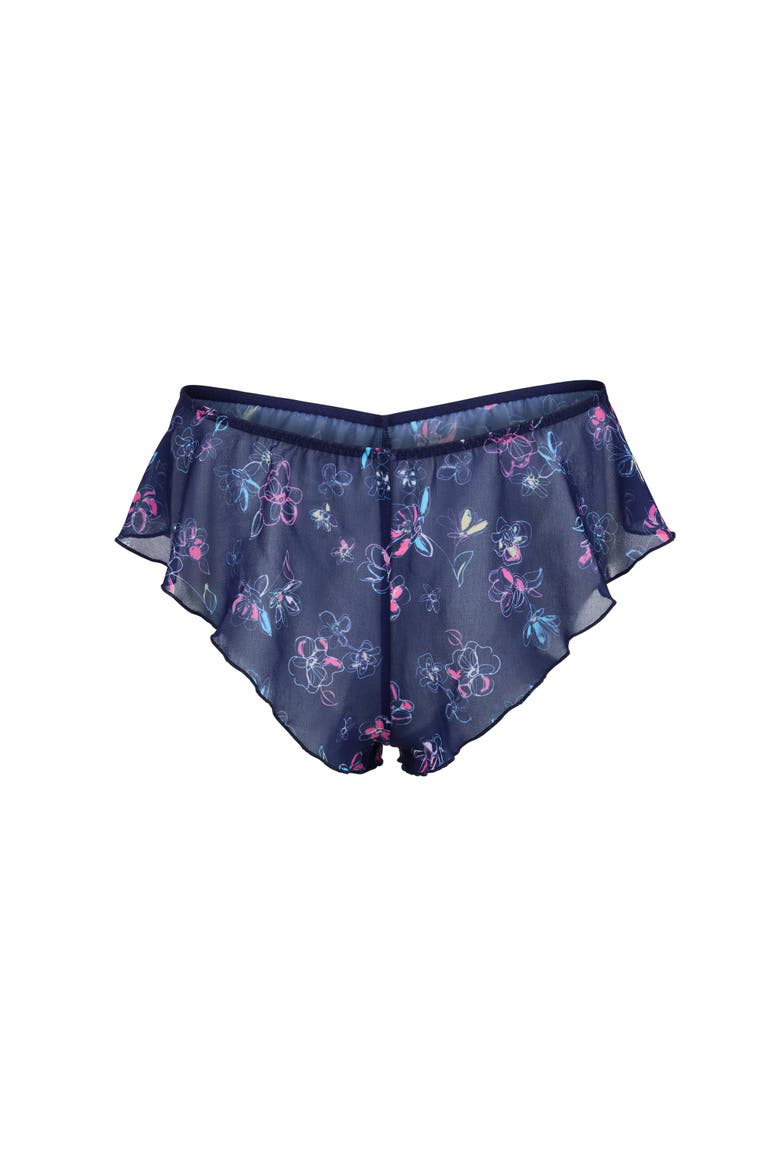 Graciela Cheeky Panties, Alternate, color, Floral blue