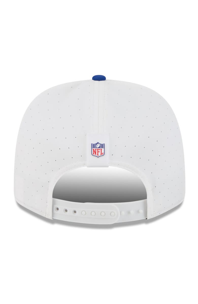 New Era Men's New Era  White/Royal New England Patriots 2025 NFL Training Camp Throwback Logo 9SEVENTY Adjustable Hat, Alternate, color, 