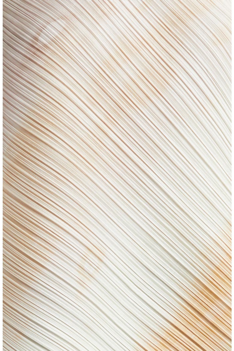 Sea Bubble Pleated One-Shoulder Top, Alternate, color, GREIGE