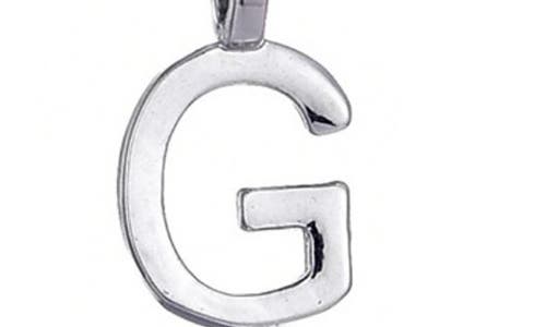 Adornia Initial Pendant Layered Chain Necklace In Silver