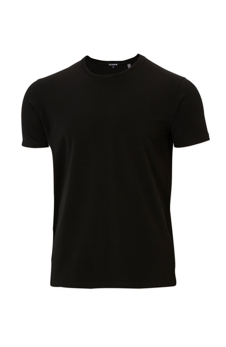 Jack Of Spades Peruvian Pima Cotton T-Shirt, Alternate, color, Black