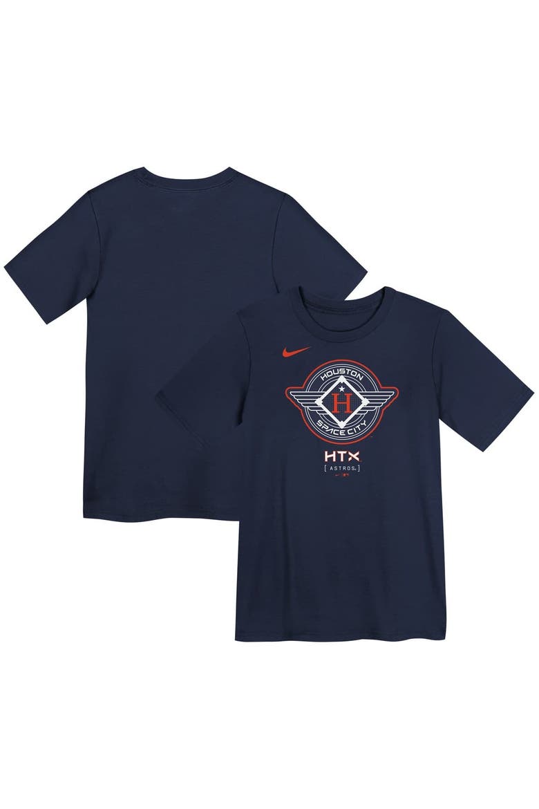Preschool Nike  Navy Houston Astros 2025 City Connect T-Shirt, Main, color, Navy