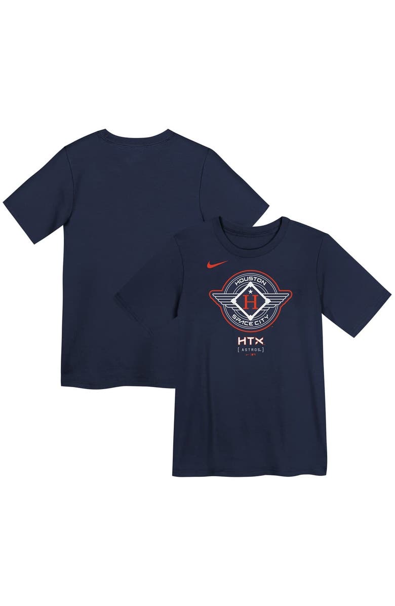 Nike Preschool Nike Navy Houston Astros 2025 City Connect T-Shirt, Main, color, Navy
