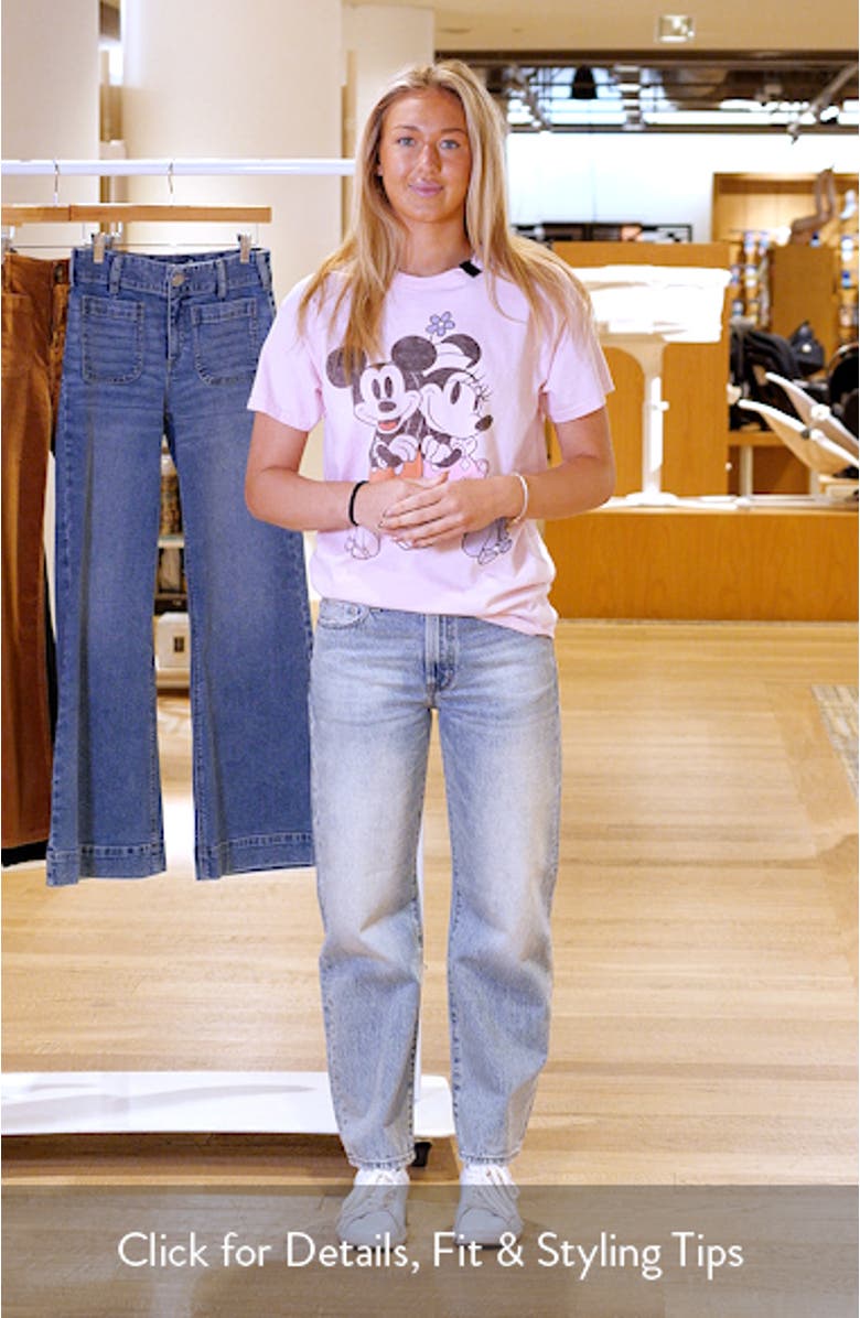 Disney<sup>®</sup> Mickey & Minnie Cotton Graphic T-Shirt, sales video thumbnail