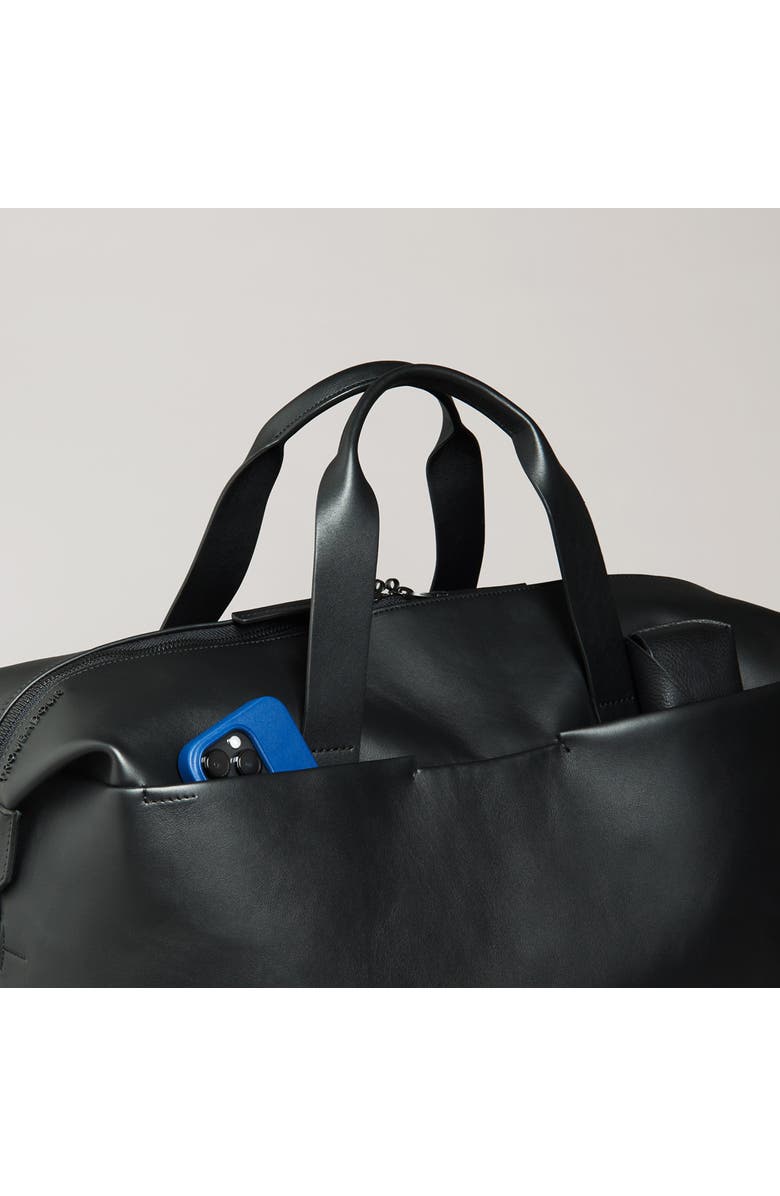 Troubadour Generation Leather Duffle, Alternate, color, Black