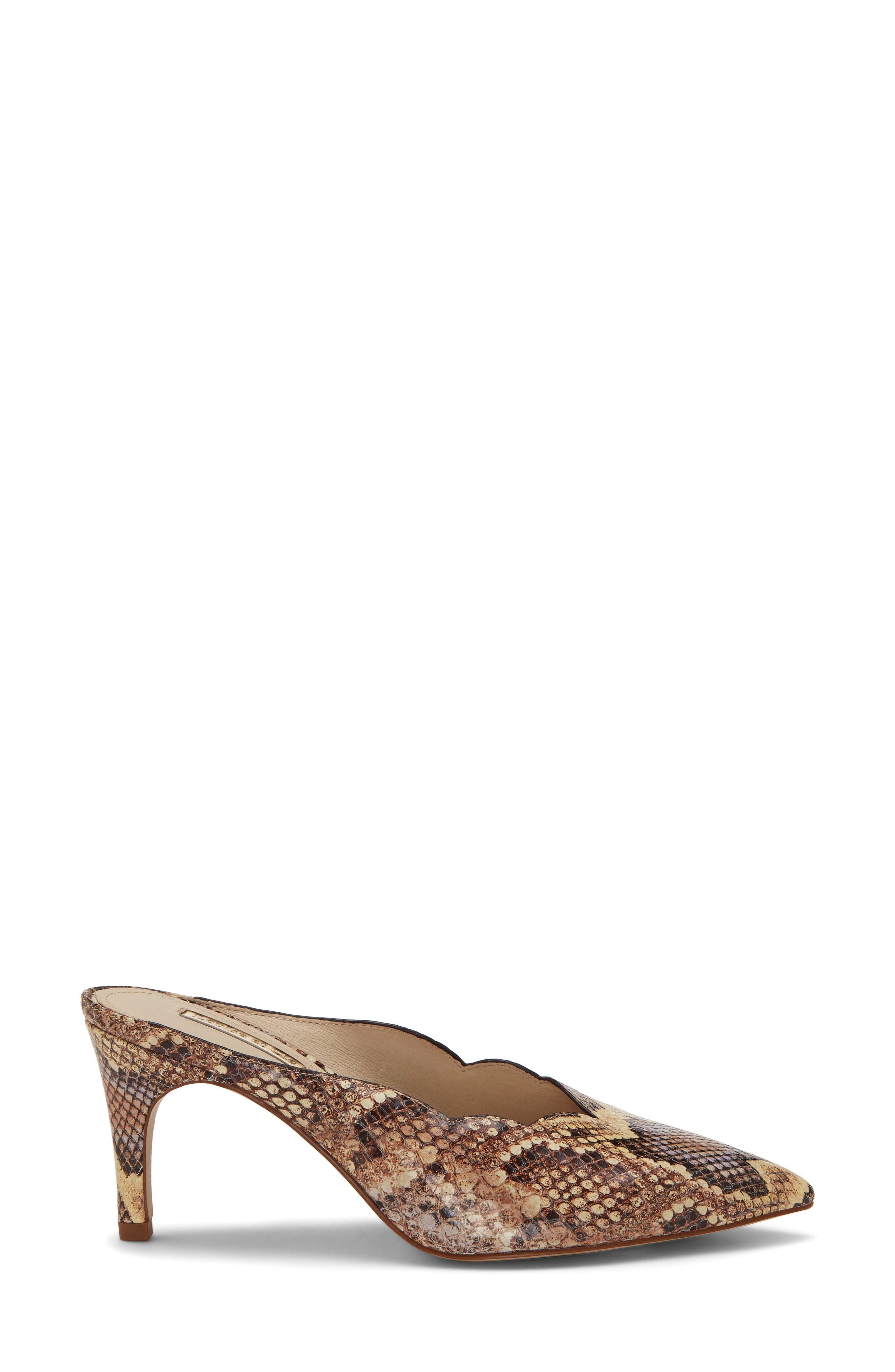 Kirina Scalloped Mule, Alternate, color, BEIGE MULTI