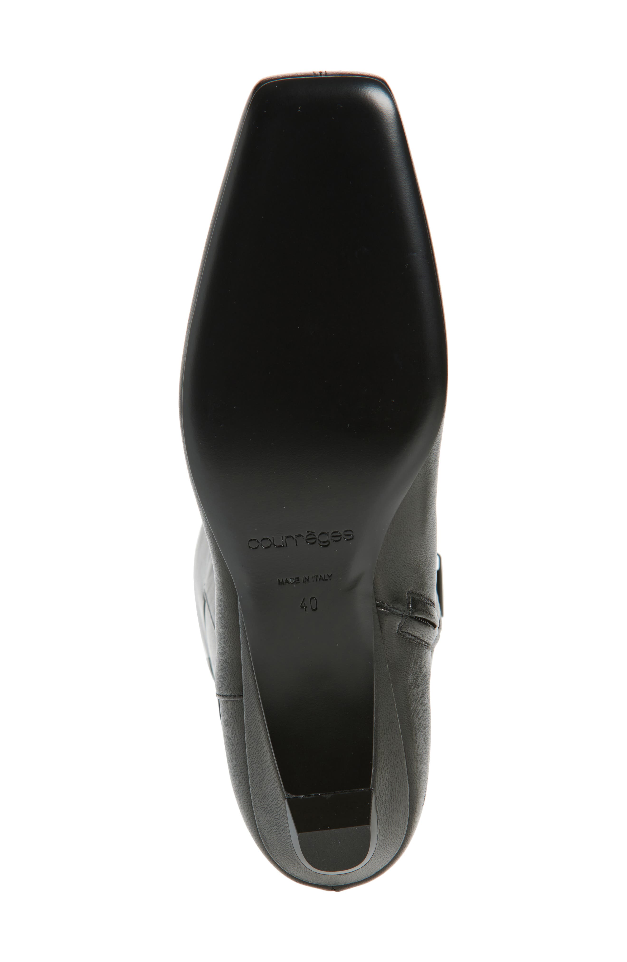 Courrèges Heritage Boot, Alternate, color, Black