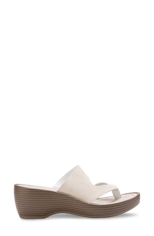 Shop Eastland Laurel Wedge Sandal In White