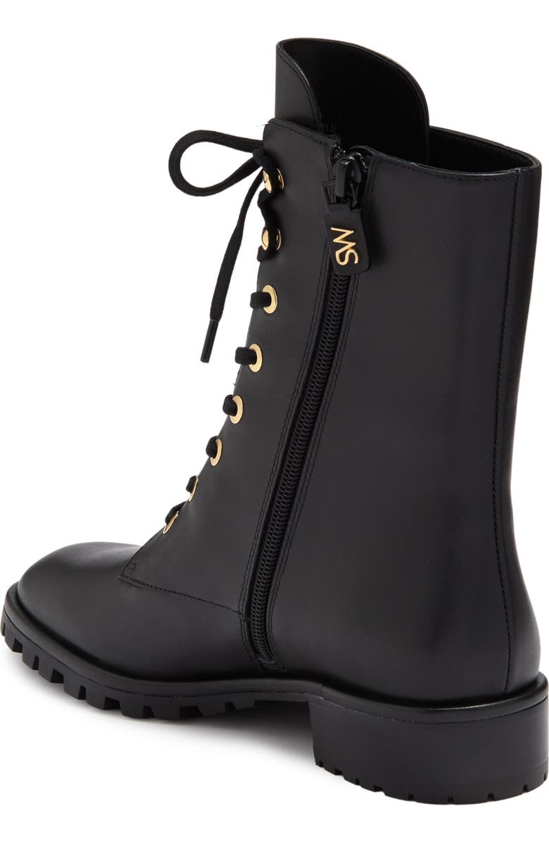 Stuart Weitzman Laine Leather Combat Boot, Alternate, color,