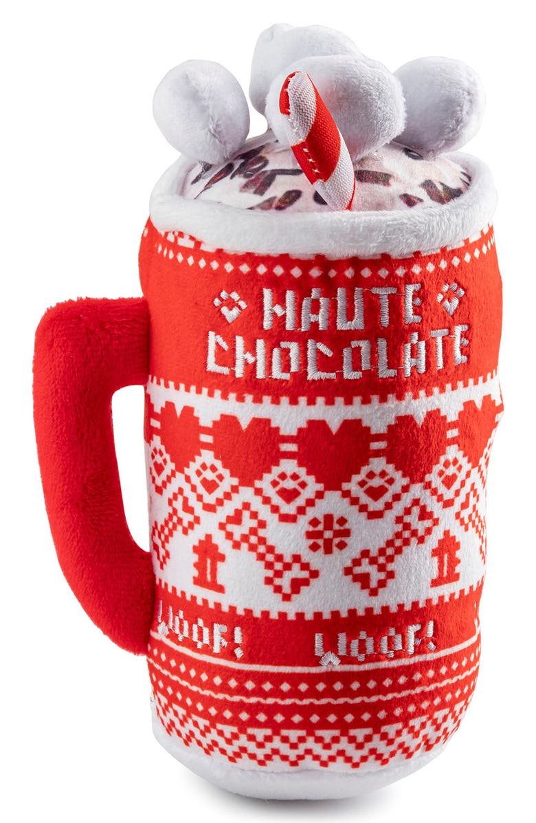 Haute Diggity Dog Haute Chocolate Squeaker Toy, Alternate, color, Red