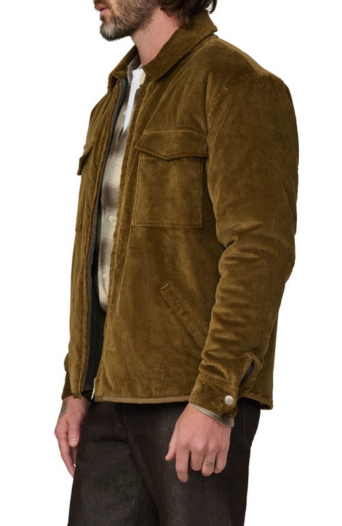 Joe's Corduroy Zip Jacket In Brown