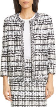 St. John Collection Artisanal Plaid Jacket
