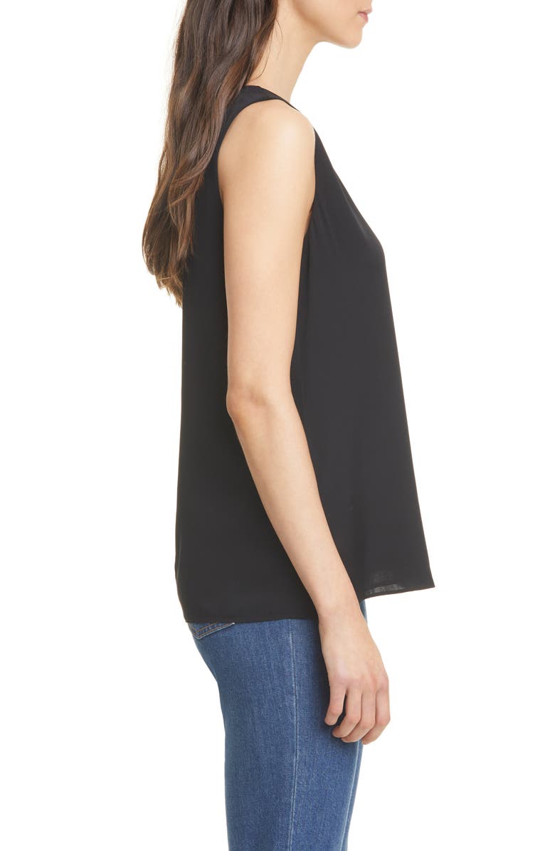 Nordstrom Signature Sleeveless Stretch Silk Top, Alternate, color,