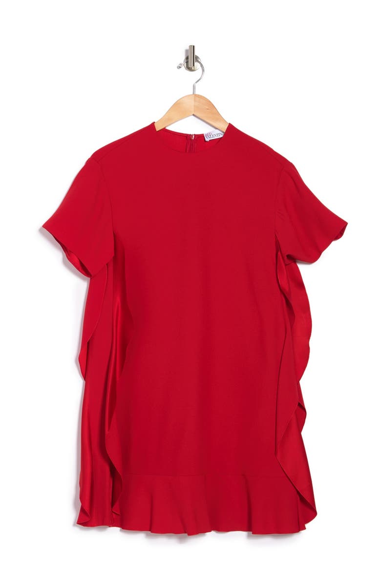 RED Valentino Ruffle Trim Dress, Alternate, color,