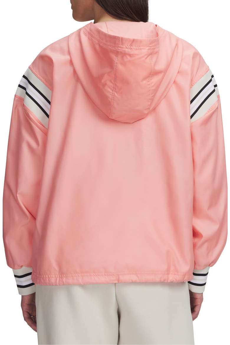 Icon Woven Heritage Quarter Zip Pullover, Alternate, color, PINK