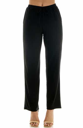 Drawstring Pocket Straight Leg Pants