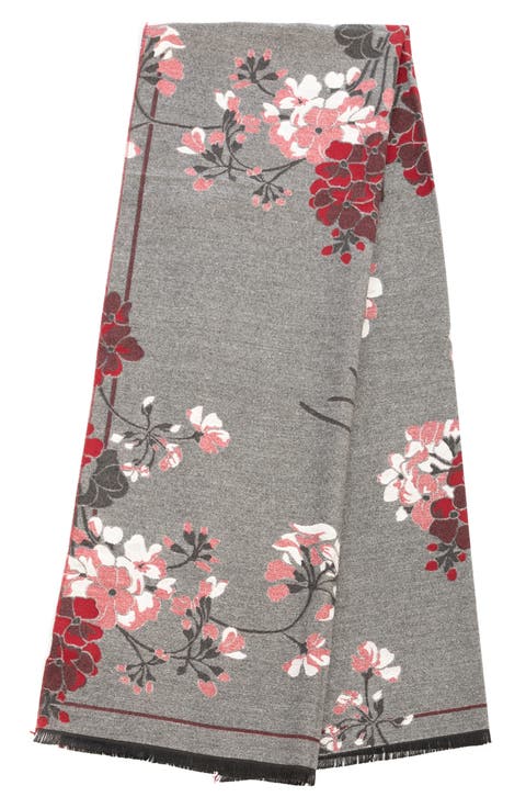 Floral Reversible Scarf