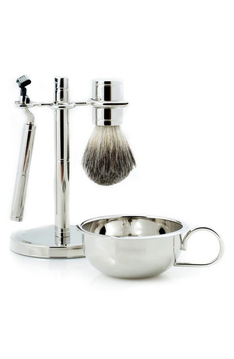 Fusion Razor & Badger Brush Set