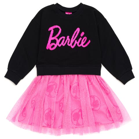 Long Sleeve Tulle Dress (Toddler, Little Kid & Big Kid)