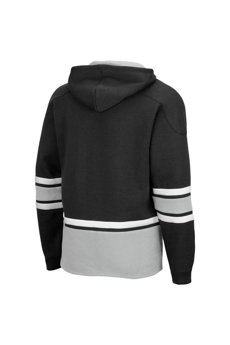 Men's Colosseum Black Iowa State Cyclones Lace Up 3.0 Pullover Hoodie, Alternate, color, Black