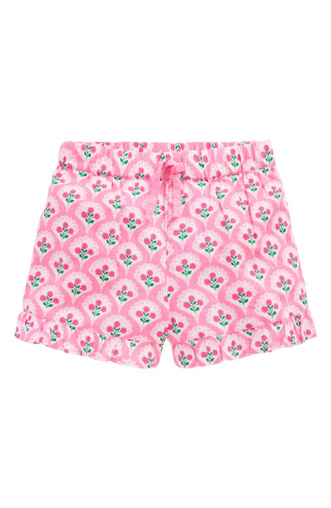 Kids' Juniper Frill Cotton Drawstring Shorts (Toddler, Little Kid & Big Kid)