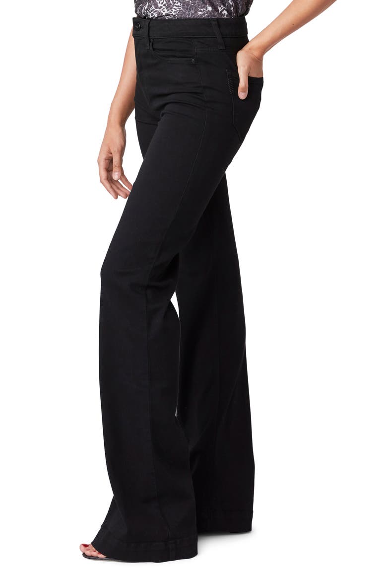 Leenah High Waist Wide Leg Jeans, Alternate, color, BLACK SHADOW