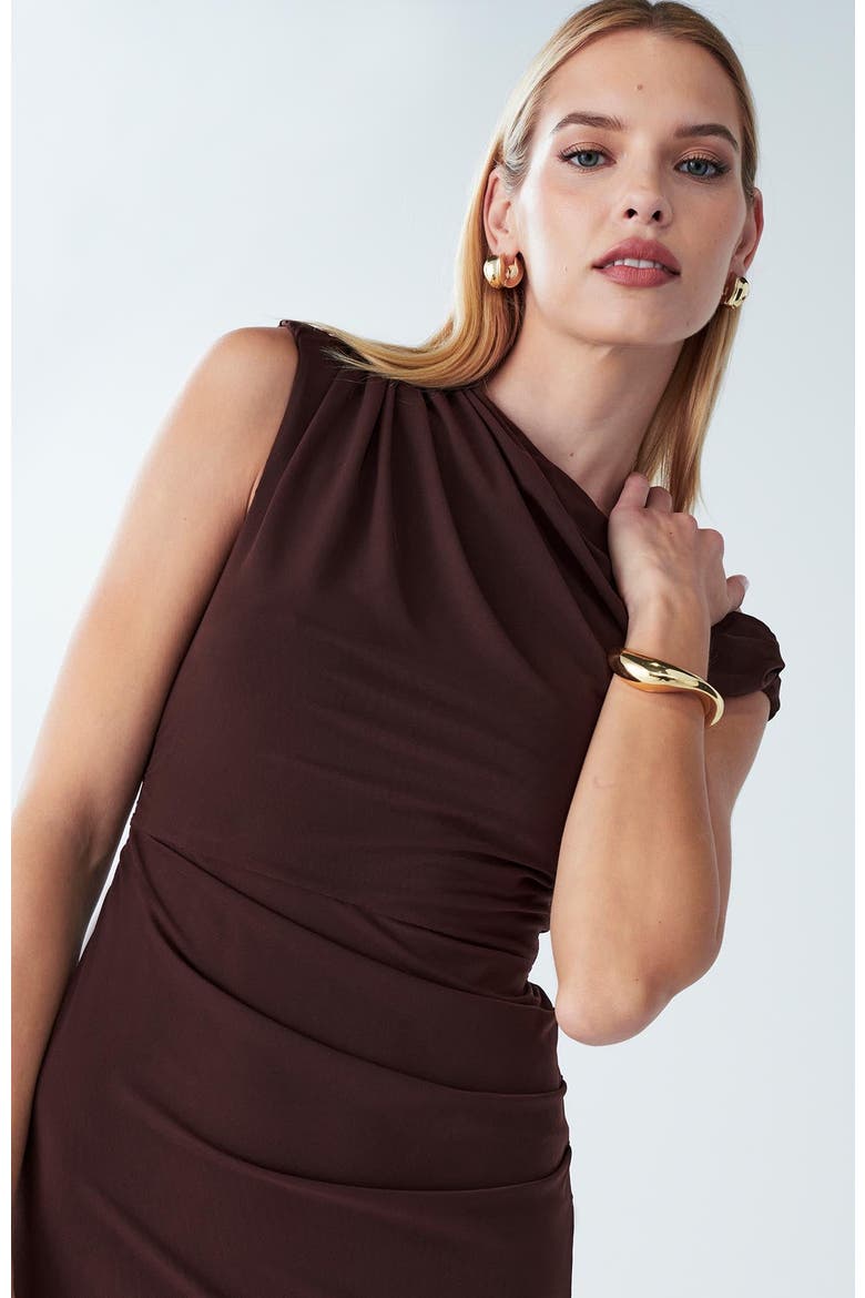 Freya Maxi Dress, Alternate, color, Chocolate