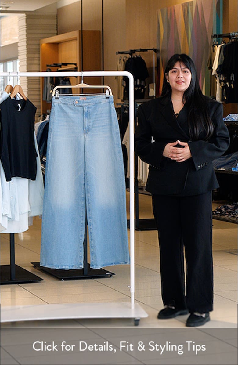 The Tab Roller Skimp Wide Leg Jeans, sales video thumbnail